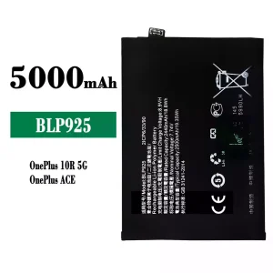 全新電池 BLP925 適用於 OnePlus 10R 5G/ OnePlus ACE/ 1+NORD 3 5G