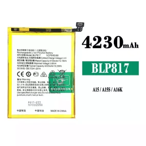 全新電池 BLP817 適用於 OPPO A15 /A15S /A16K