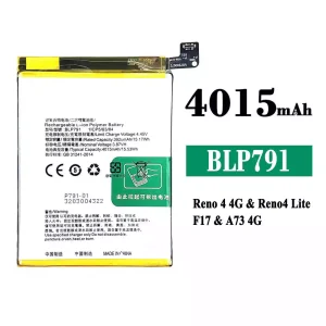全新電池 BLP791 適用於 OPPO Reno 4 4G /Reno 4 Lite /F17 /A73 4G