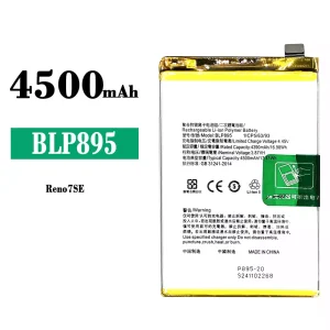 全新電池 BLP895 適用於 OPPO Reno 7 SE