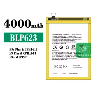 全新電池 BLP623 適用於 OPPO R9s Plus/F3 Plus