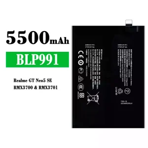 全新電池 BLP991 適用於 OPPO Realme GT Neo 5 SE