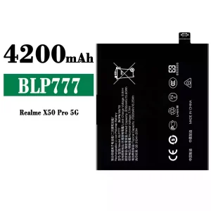 全新電池 BLP777 適用於 OPPO Realme X50 Pro