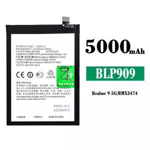 全新電池 BLP909 適用於 OPPO Reamle 9