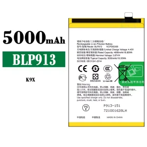 全新電池 BLP913 適用於 OPPO K9X