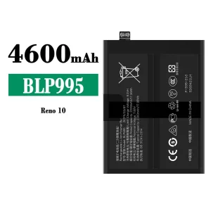 全新電池 BLP995 適用於 OPPO Reno 10