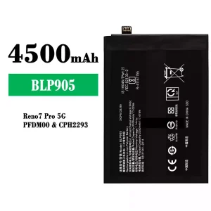 全新電池 BLP905 適用於 OPPO Reno 7 Pro