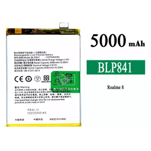 全新電池 BLP841 適用於 OPPO Realme 8