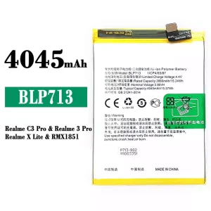 全新電池 BLP713 適用於 OPPO Realme C3 Pro/ Realme 3 Pro/Realme X Lite