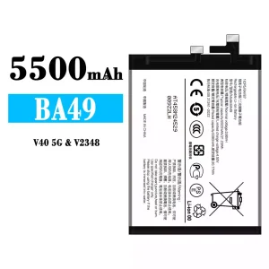 全新電池 BA49 適用於 VIVO V40 5G