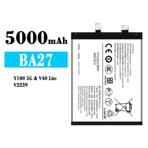 全新電池 BA27 適用於 VIVO Y100 5G/V40 Lite