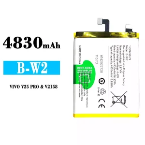 全新電池 B-W2 適用於 VIVO V25 PRO