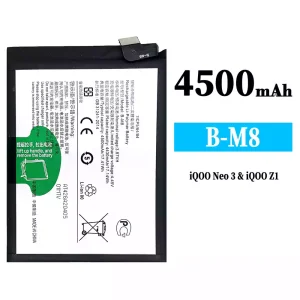 全新電池 B-M8 適用於 VIVO iQOO Neo 3/iQOO Z1
