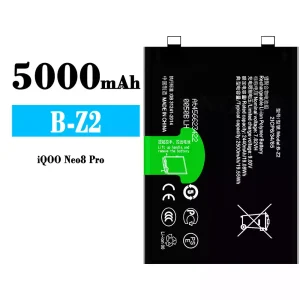 全新電池 B-Z2 適用於 VIVO iQOO Neo8 Pro