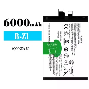 全新電池 B-Z1 適用於 VIVO iQOO Z7x 5G