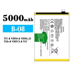 全新電池 B-O8 適用於 VIVO Y31/Y52s/Y51