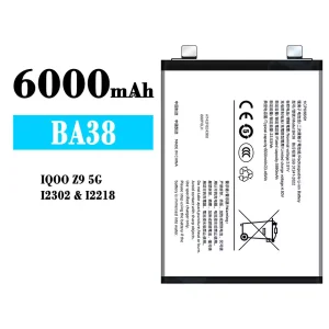 全新電池 BA38 適用於 VIVO IQOO Z9 5G