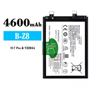 全新電池 B-Z8 適用於 VIVO S17 Pro