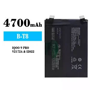 全新電池 B-T8 適用於 VIVO IQOO 9 Pro