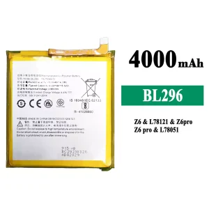 全新電池 BL296 適用於 Lenovo Z6/Z6Pro