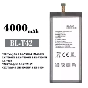 全新電池 BL-T42 適用於 LG V50 ThinQ 5G / V50S ThinQ 5G / G8X ThinQ
