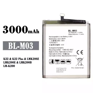 全新電池 BL-M03 適用於 LG K22 / K22 Plus