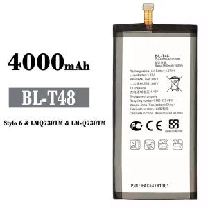 全新電池 BL-T48 適用於 LG Stylo 6
