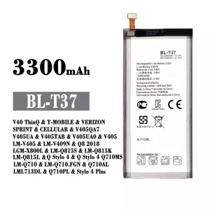 全新電池 BL-T37 適用於 LG V40 ThinQ / Q8 2018 / Q Stylo 4 / Stylo 4 Plus
