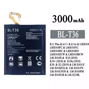 全新電池 BL-T36 適用於 LG K11 Plus /K10 / K10+