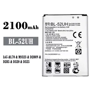全新電池 BL-52UH 適用於 LG L65/L70