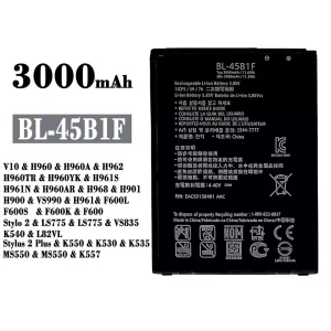 全新電池 BL-45B1F 適用於 LG V10 / Stylus 2 Plus