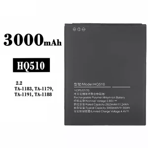 全新電池 HQ510 適用於 Nokia TA-1183/TA-1179/TA-1191/TA-1188/WT130