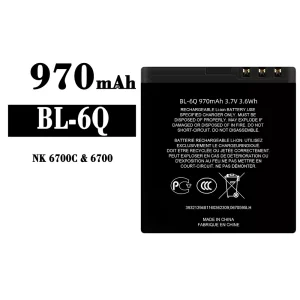 全新電池 BL-6Q 適用於 Nokia NK 6700C/6700