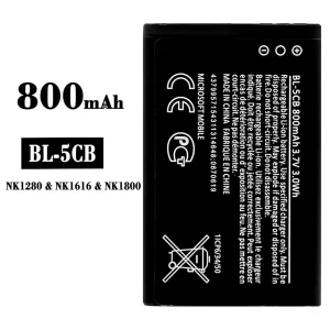 全新電池 BL-5CB 適用於 Nokia NK1280/NK1616/NK1800
