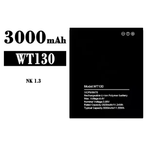 全新電池 WT130 適用於 Nokia NK 1.3