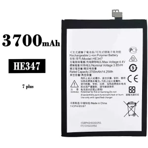 全新電池 HE347 適用於 Nokia 7plus