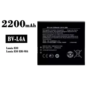 全新電池 BV-L4A 適用於 Nokia Lumia 830