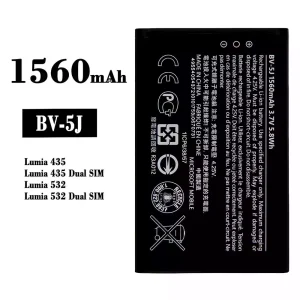 全新電池 BV-5J 適用於 Nokia Lumia 435/Lumia 532