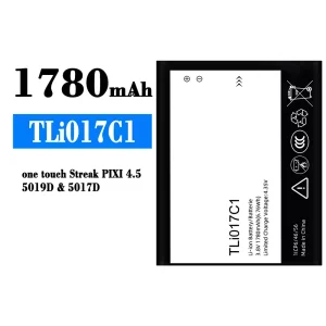 全新電池 TLi017C1 適用於 Alcatel One Touch Streak PIXI 4.5