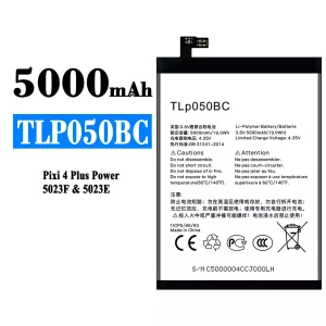 全新電池 TLP050BC 適用於 Alcatel Pixi 4 Plus Power