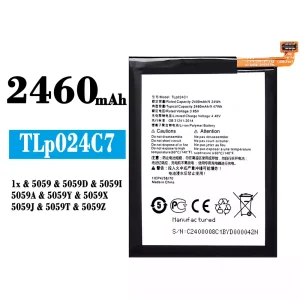 全新電池 TLP024C1 適用於 Alcatel 1x