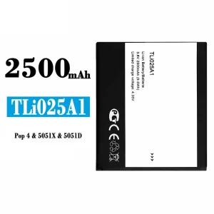 全新電池 Tli025A1 適用於 Alcatel Pop4/5051X/5051D