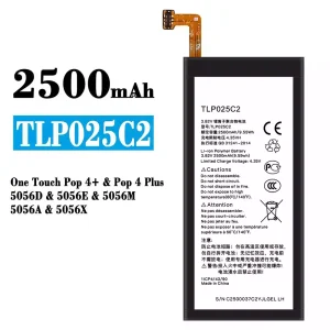 全新電池 TLP025C2 適用於 Alcatel One Touch Pop 4+/Pop 4 Plus