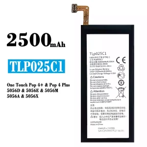 全新電池 TLP025C1 適用於 Alcatel One Touch Pop 4+/Pop 4 Plus