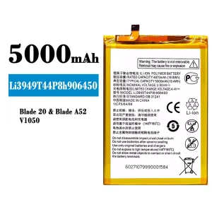 全新電池 Li3949T44P8h906450 適用於 ZTE Blade 20/Blade A52