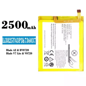 全新電池 Li3825T43P3h736037 適用於 ZTE Blade A2/ Blade V7 lite