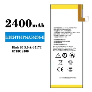 全新電池 Li3824T43P6hA54236-H 適用於 ZTE Blade S6 5.0