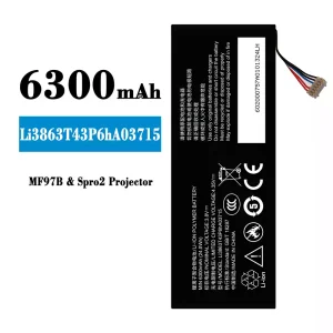 全新電池 Li3863T43P6hA03715 適用於 ZTE MF97B/Spro2 Projector