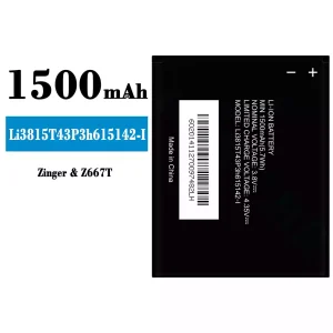 全新電池 Li3815T43P3h615142-I 適用於 ZTE Zinger/Z667T