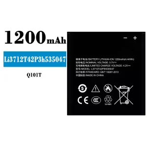 全新電池 Li3712T42P3h535047 適用於 ZTE Q101T